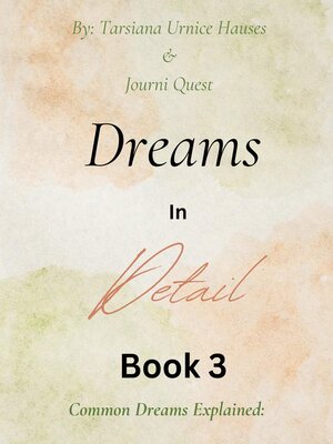 cover image of Dreams in Detail Book 3